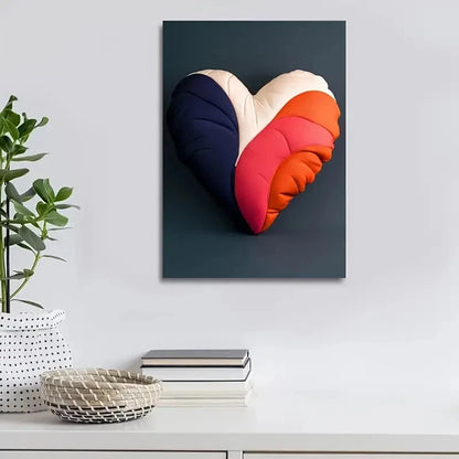 Beautiful Featuring Pop Art Inspired Painting  40x60cm Metal Print Ready to Hang - Bella Home Decor