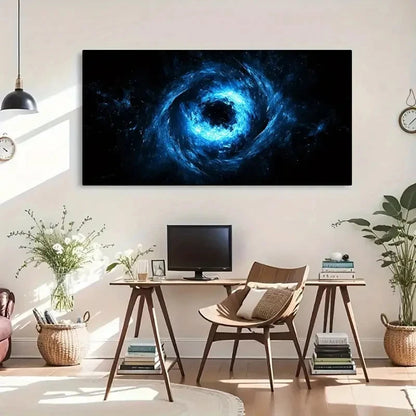 Swirling Motion Dynamic Texture Wall Art Canvas Office Home Room Framed 120x60cm - Bella Home Decor