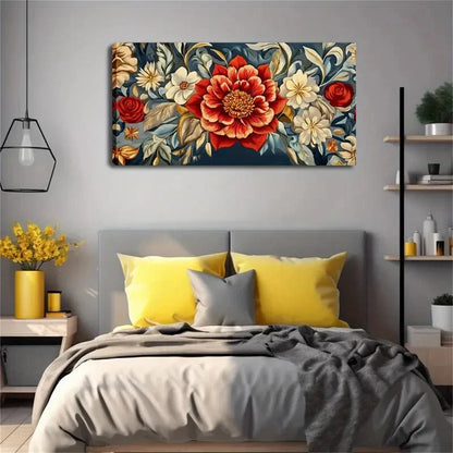 Modern Minimalist Vibrant Color Wall Art Canvas Office Home Room Framed 120x60cm - Bella Home Decor
