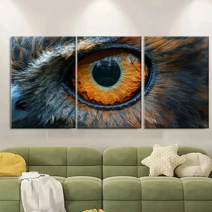 3pcs Woodland Birds Eye View RT  Wall Art Set Canvas Framed 60x90cm - High Quality Print 100% Australian Made Wall Canvas Ready to Hang
