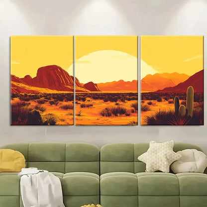 3pcs Uluru Ayers Rock Adventure Australia Wall Art Set Canvas Framed 50x70cm - High Quality Print 100% Australian Made Wall Canvas Ready to Hang
