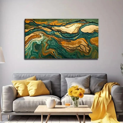 Abstract Texture Conference Wall Art Canvas Office Home Room Framed 120x60cm