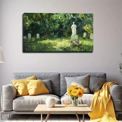 Modern Sculpture Space Dance Wall Art Canvas Office Home Room Framed 120x60cm