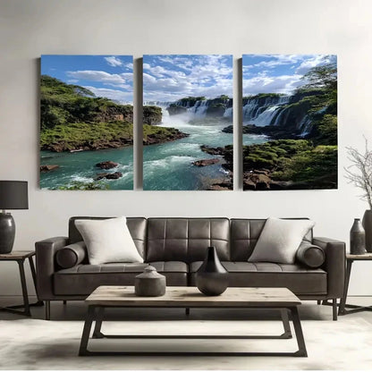 3pcs Karijini National Park in Australia  Wall Art Set Canvas Framed 60x90cm - High Quality Print 100% Australian Made Wall Canvas Ready to Hang