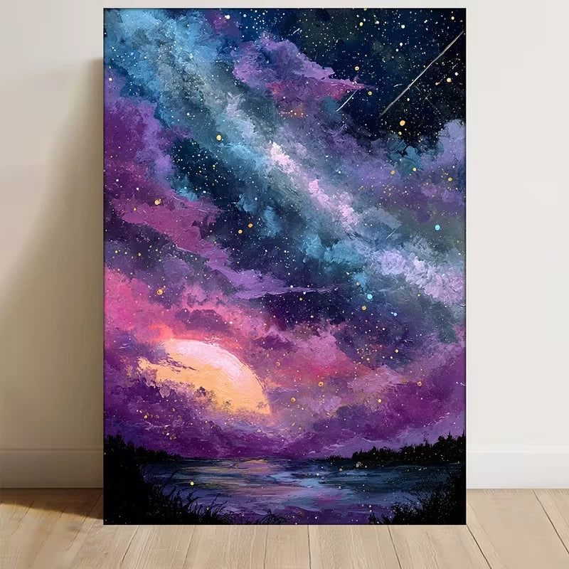 Galaxy, Cosmos & Sea Witchery Metal Print Ready to Hang