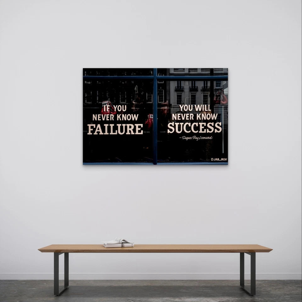 Inspirational Gym Sports Quote Fitness 5mm Plastic Poster Ready to Hang 90x60cm