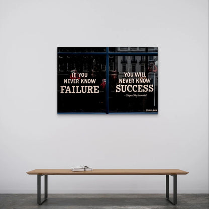 Inspirational Gym Sports Quote Fitness 5mm Plastic Poster Ready to Hang 90x60cm