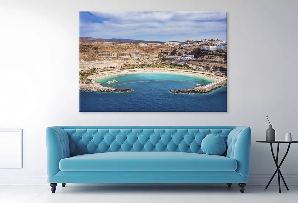 Elegant Amadores Beach In Spain  Wall Art Decor 100% Australian Made - Bella Home Decor