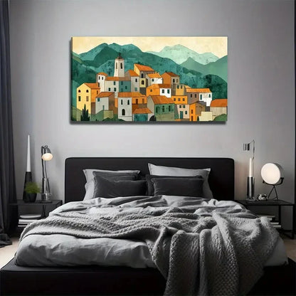 Beautiful House Perfect Wall Art Canvas Office Home Room Framed 120x60cm