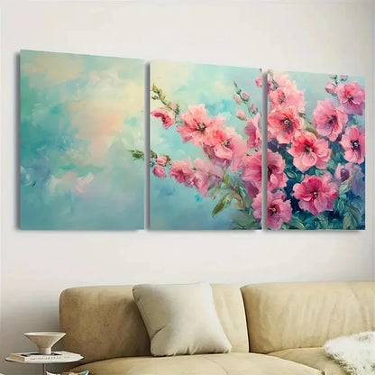 3pcs Lush Nature-Inspired Wall Art Set Canvas Framed 40x60cm - High Quality Print 100% Australian Made Wall Canvas Ready to Hang