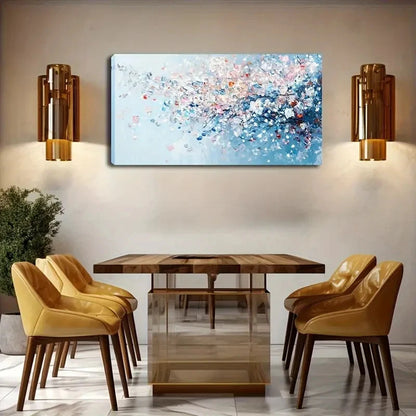 Décor With Dynamic Petal Colors Wall Art Canvas Office Home Room Framed 120x60cm