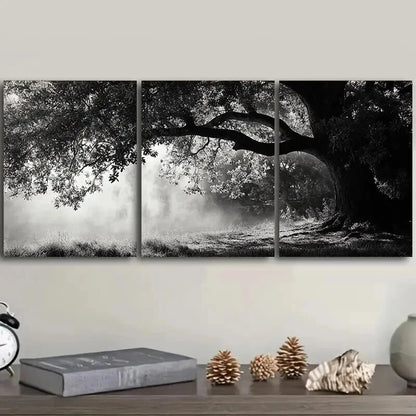 3pcs Dark Chic Angel Oaks Darkness Design Wall Art Set Canvas Framed 50x70cm - High Quality Print 100% Australian Made Wall Canvas Ready to Hang
