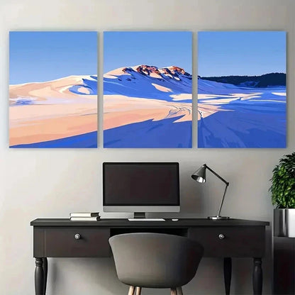 3pcs Sleeping Bear Dunes Michigan Perfect Wall Art Set Canvas Framed 50x70cm - High Quality Print 100% Australian Made Wall Canvas Ready to Hang