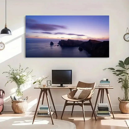 Nature Scenery Asian Retro Wall Art Canvas Office Home Room Framed 120x60cm