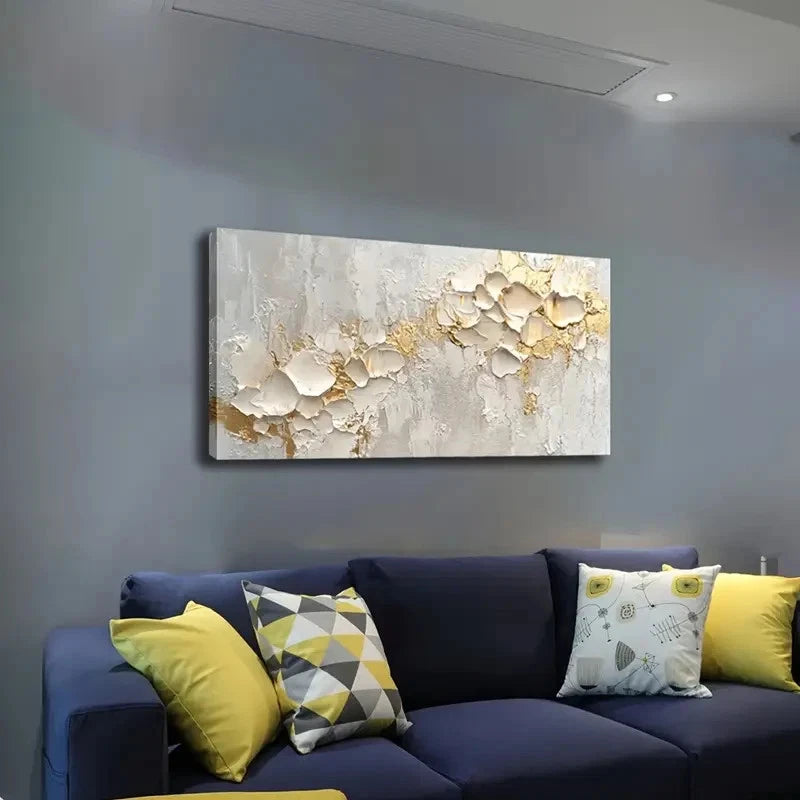 Spots Abstract Design Wall Art Canvas Office Home Room Framed 120x60cm