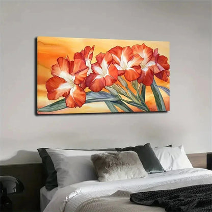 The Petals Present A Bright Wall Art Canvas Office Home Room Framed 120x60cm - Bella Home Decor