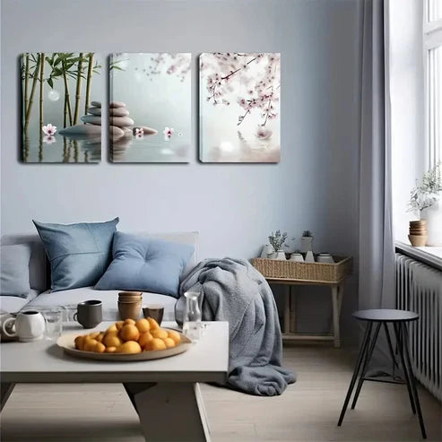 3pcs float and play on the water butterfly Wall Art Set Canvas Unframed - High Quality Print 100% Australian Made Wall Canvas
