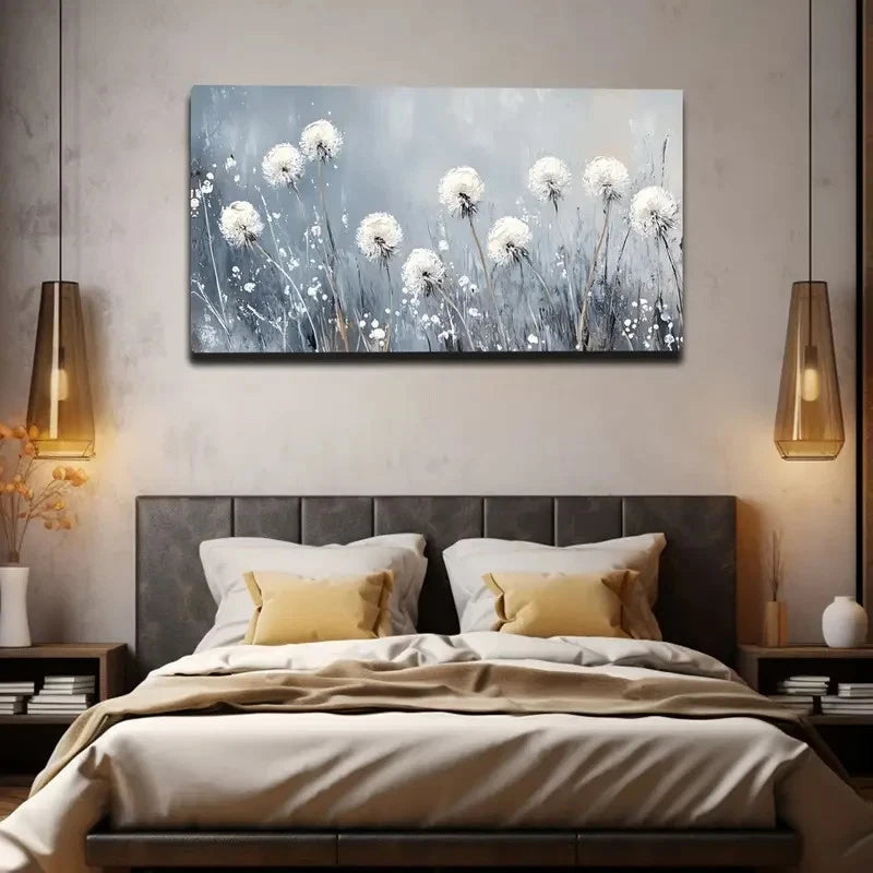 Solid Pattern Landscape Wall Art canvas office home room framed 120x60cm