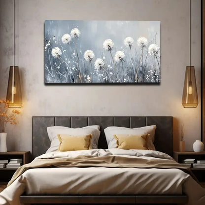 Solid Pattern Landscape Wall Art canvas office home room framed 120x60cm