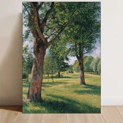 Chestnut Trees at Osny" Impressionist Metal Print Ready to Hang