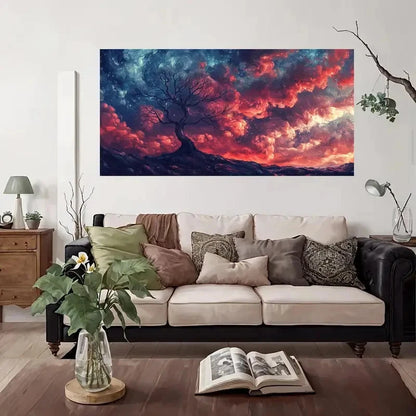 Whispering Winds Of The Desert Wall Art Canvas Office Home Room Framed 120x60cm