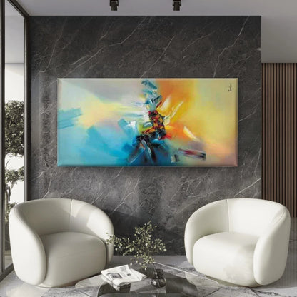 Abstract And Stylish Art Wall Art Canvas Office Home Room Framed 120x60cm - Bella Home Decor