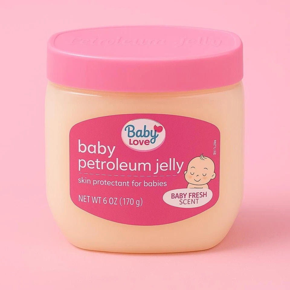 3 Pack Baby Lovey Baby Petroleum Jelly - Gentle Skin Protectant 6oz Each Fresh