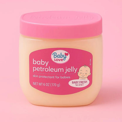 3 Pack Baby Lovey Baby Petroleum Jelly - Gentle Skin Protectant 6oz Each Fresh