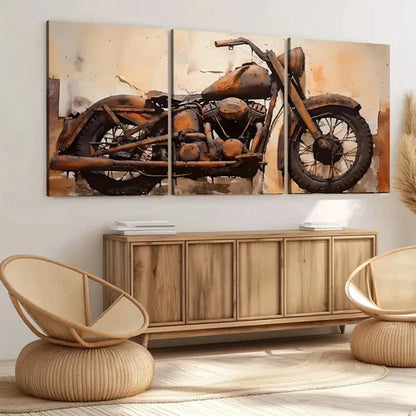 3pcs Modern Art Golden Leaf Floral Light Luxury Wall Art Set Canvas Unframed - High Quality Print 100% Australian Made Wall Canvas
