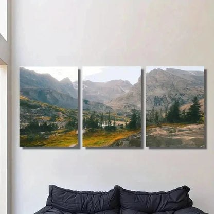 3pcs Spring & Summer Season Landscape Theme Wall Art Set Canvas Unframed - High Quality Print 100% Australian Made Wall Canvas