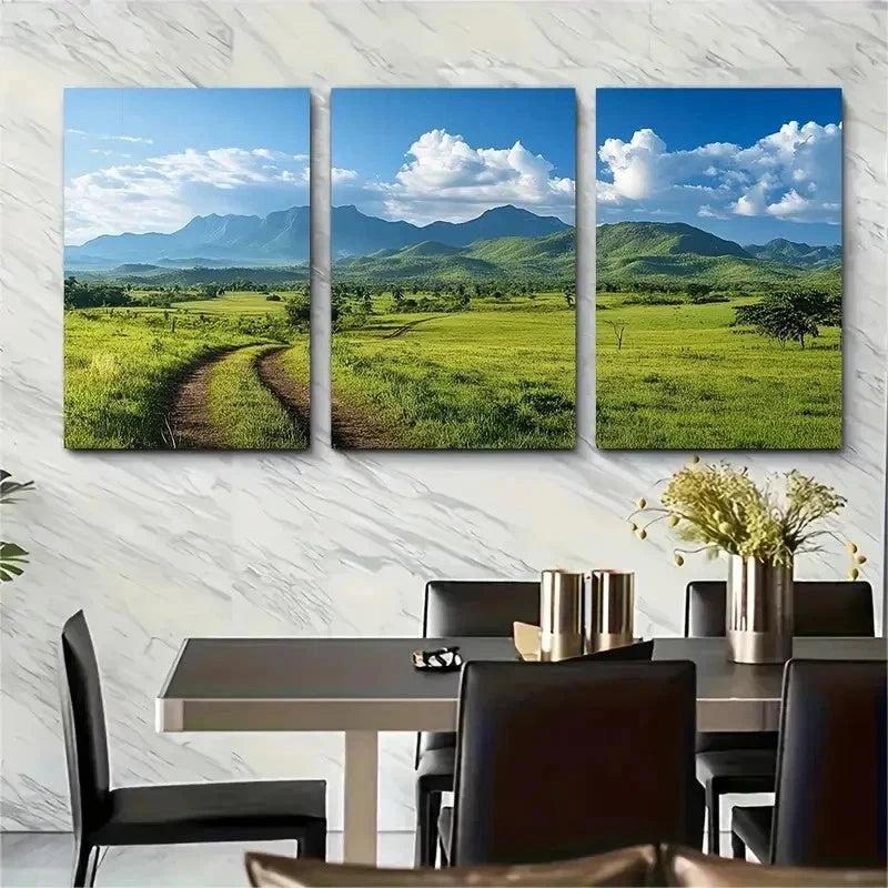 3pcs Cuba Souvenir Trinidad Perfect Wall Art Set Canvas Framed 50x70cm - High Quality Print 100% Australian Made Wall Canvas Ready to Hang - Bella Home Decor