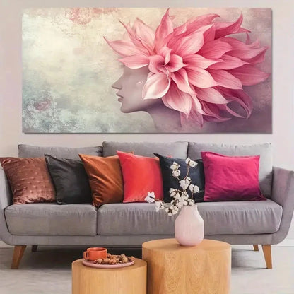 Huge Aesthetic Painting Wall Art Canvas Office Home Room Framed 120x60cm