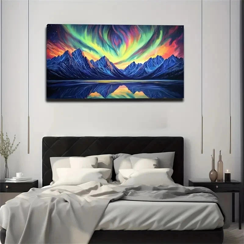 Realistic Winter Landscape Wall Art Canvas Office Home Room Framed 120x60cm