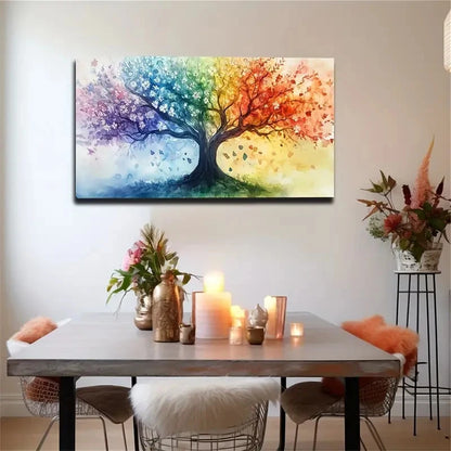 Modern Abstract Tree Branches Wall Art canvas office home room framed 120x60cm - Bella Home Decor