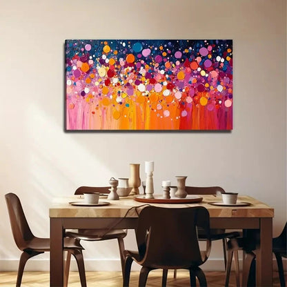 Color Polpok Paint Perfect Wall Art Canvas Office Home Room Framed 120x60cm