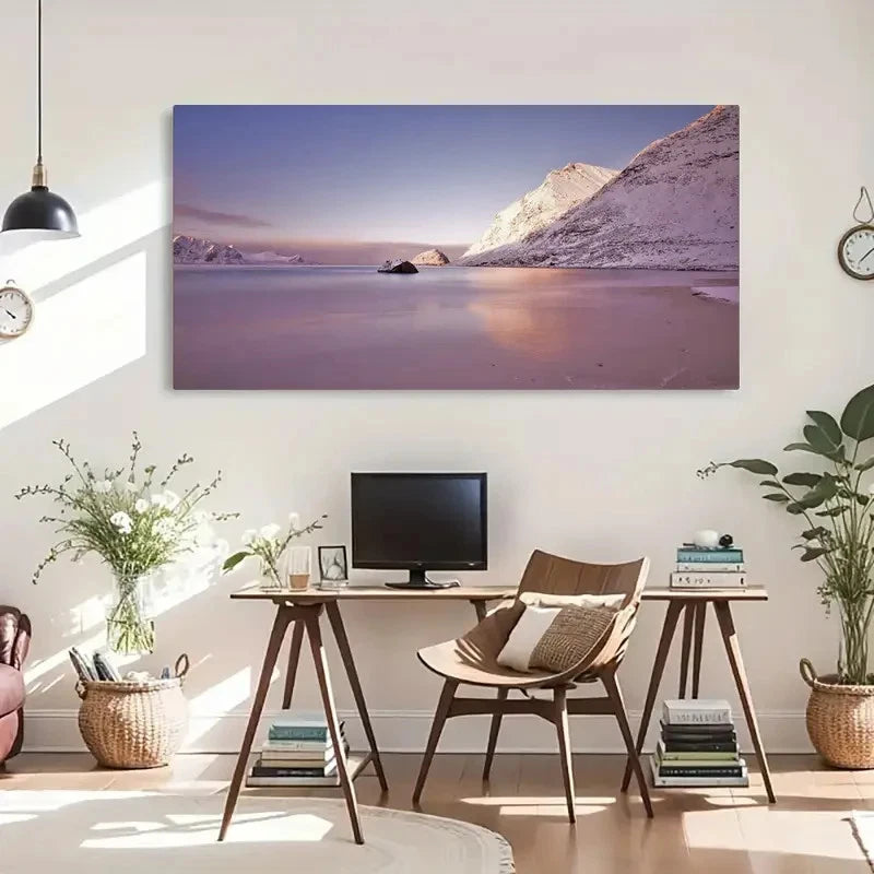 Modern Retro Asian Style Wall Art Canvas Office Home Room Framed 120x60cm