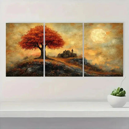 3pcs Inspirational Quote IQ Wall Art Set Canvas Unframed - High Quality Print 100% Australian Made Wall Canvas