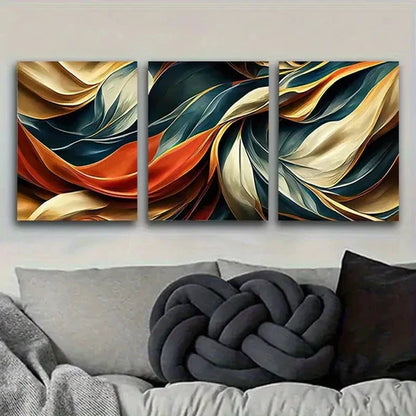 3pcs Fluid Abstract Art Wall Art Set Canvas Unframed - High Quality Print 100% Australian Made Wall Canvas (Copy) (Copy) - Bella Home Decor