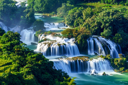 Stunning Waterfall Scenery View Home Decor Premium Quality Poster Print Choose Your Sizes
