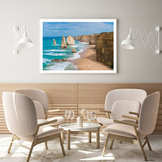 Sea & Cliff Scenery Photograph Home Decor Premium Quality Poster Print Choose Your Sizes