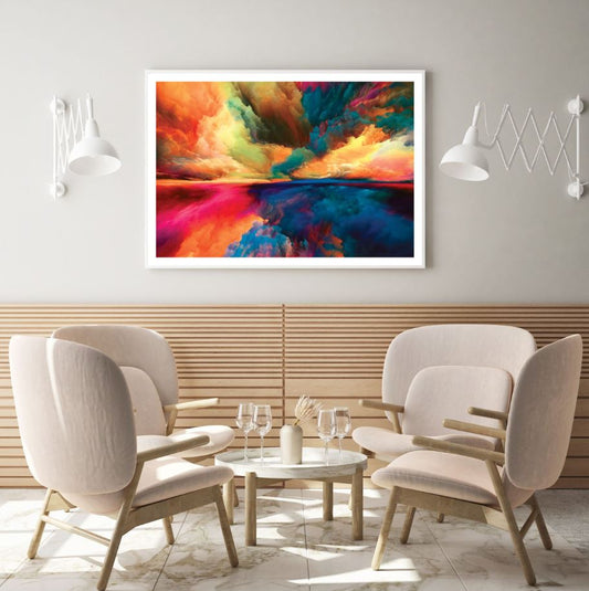 Colorful Abstract Cloud Design Home Decor Premium Quality Poster Print Choose Your Sizes