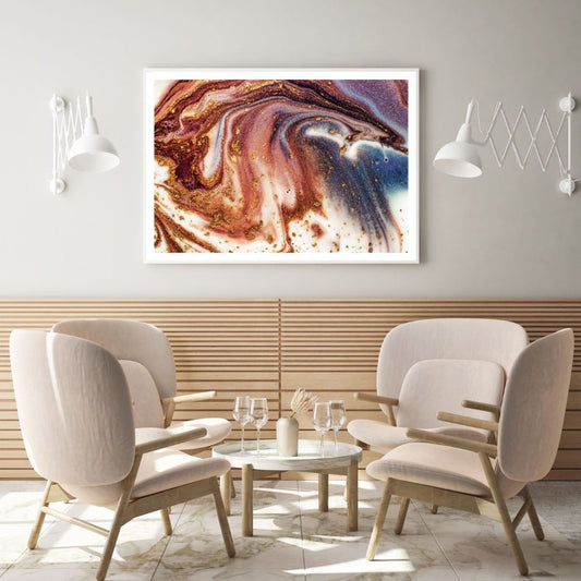 Colorful Abstract Granite Design Home Decor Premium Quality Poster Print Choose Your Sizes