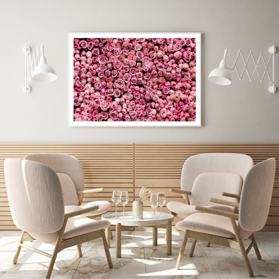 Rose Flowers Bunch Photograph Home Decor Premium Quality Poster Print Choose Your Sizes