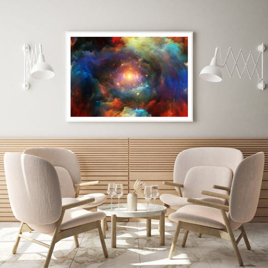 Colorful Abstract Cloud Design Home Decor Premium Quality Poster Print Choose Your Sizes
