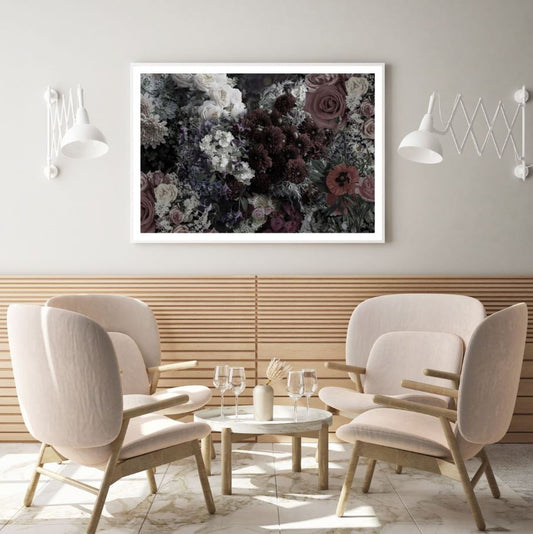Colorful Flowers Watercolor Paint Home Decor Premium Quality Poster Print Choose Your Sizes
