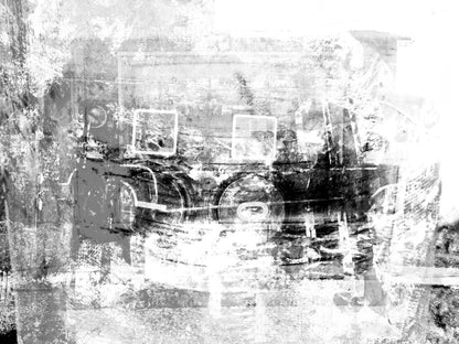 B&W Abstract Painting Design Home Decor Premium Quality Poster Print Choose Your Sizes