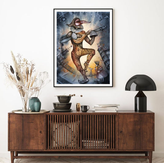 Colorful Cartoon Painting Home Decor Premium Quality Poster Print Choose Your Sizes