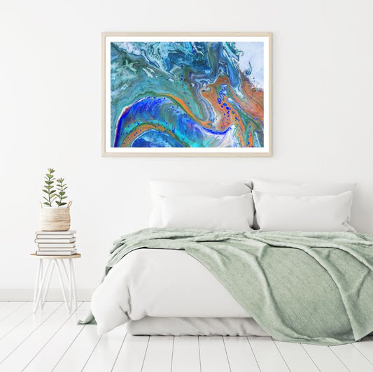 Colorful Granite Abstract Design Home Decor Premium Quality Poster Print Choose Your Sizes
