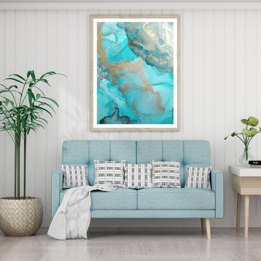 Colorful Granite Abstract Design Home Decor Premium Quality Poster Print Choose Your Sizes