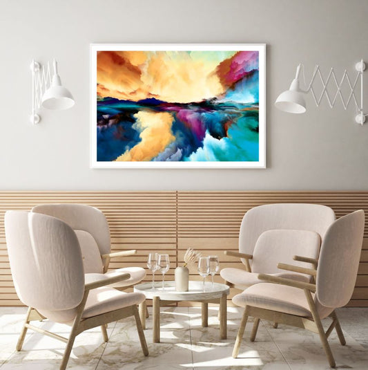 Colorful Abstract Cloud Design Home Decor Premium Quality Poster Print Choose Your Sizes
